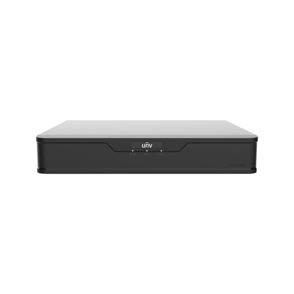 NVR 4 Canales 4K 80Mbps 1 SATA interface Smart reconocimiento facial 1U NVR301-04B-IQ Uniview
